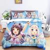 Anime Bedding Set, Adult Duvet Cover and Pillowcases for Doublelargeextra Largesingle Sizes, Bedroom Decoration