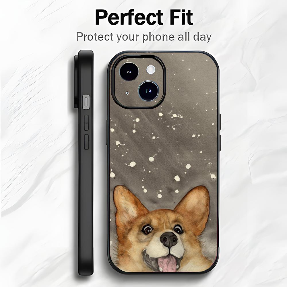 

Cute And Funny Corgi Dog Phone Case Phone Case Soft Packaging Lightweight For iPhone17 16 15 14 13ProMax iphone17air