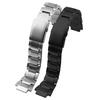 Für G-SHOCK Casio Modifiziertes Metall-Uhrenarmband GST-B200 Präzisionsstahl GST-B200D Edelstahl-Uhrenkette Vorsprung-Armband 16mm