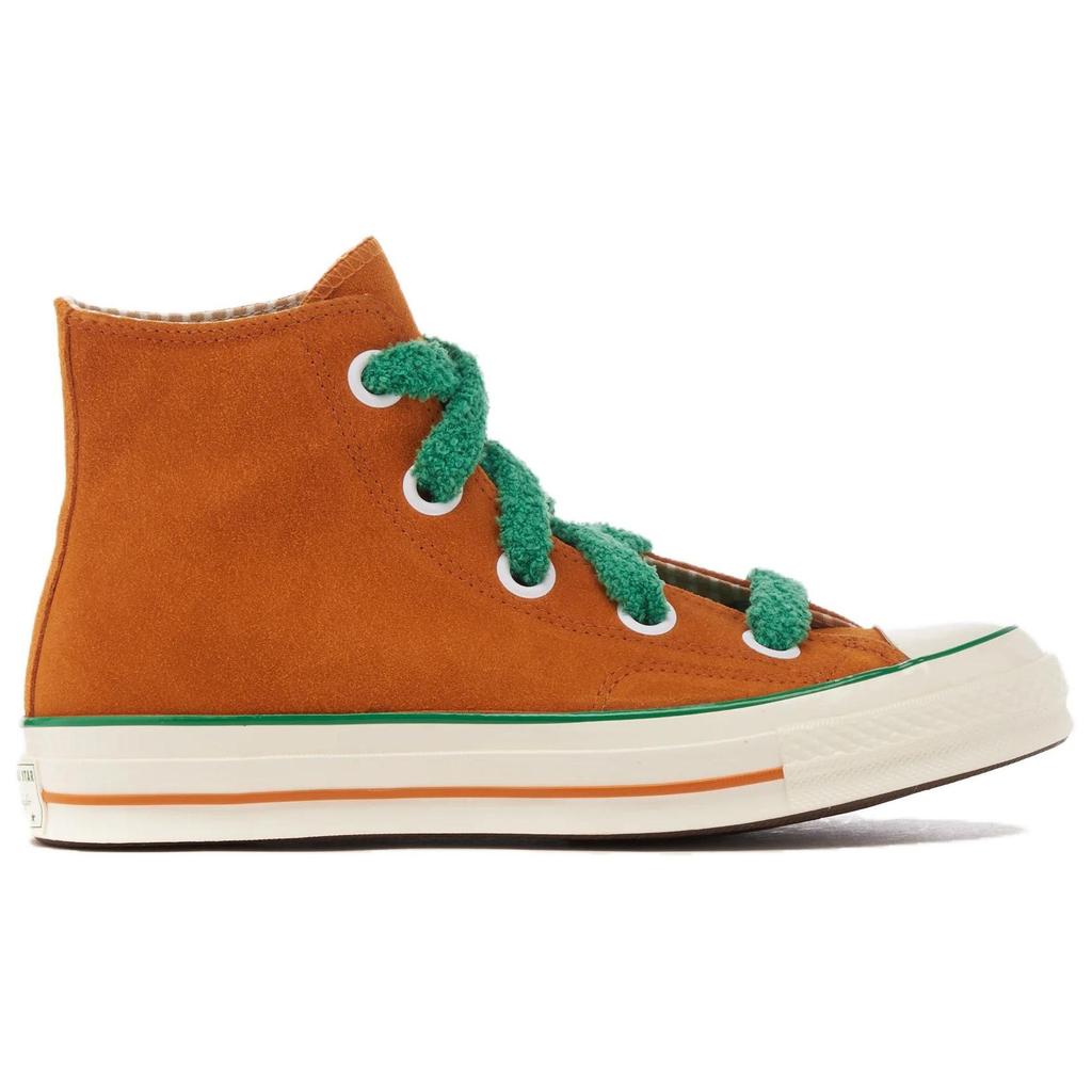 Willy Wonka x Converse Chuck 70 High Oompa Loompa Unisex Sneakers Orange Green Egret A08152C