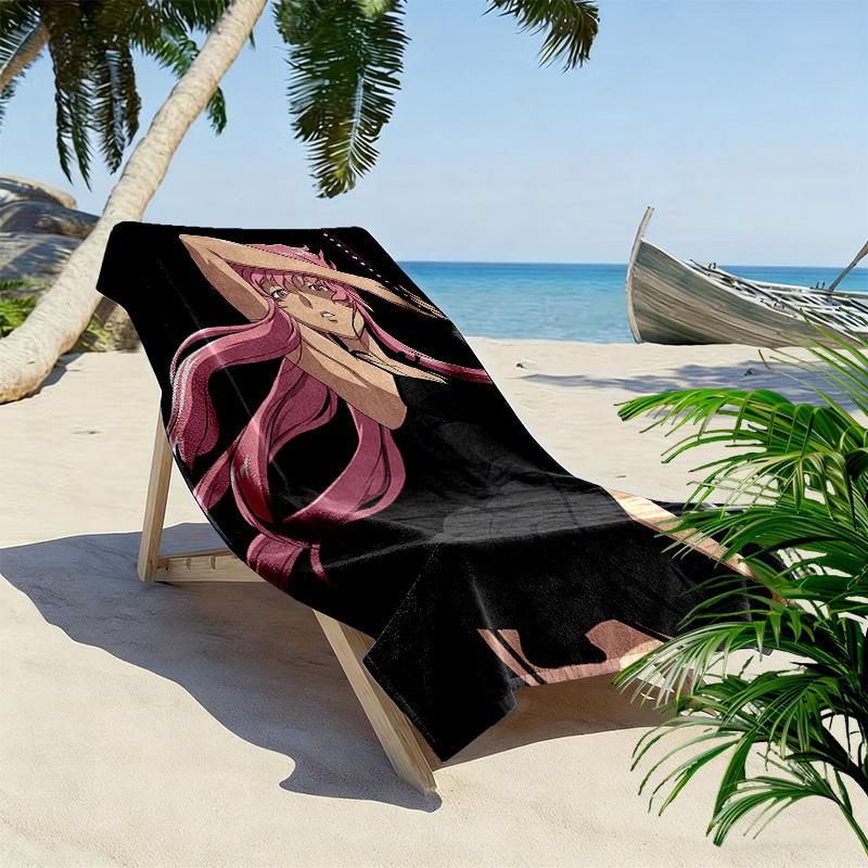 Gasai Yuno,Garten of Banban Print Beach Towel, Large Soft Quick Dry Towel for Beach Camping Swimming