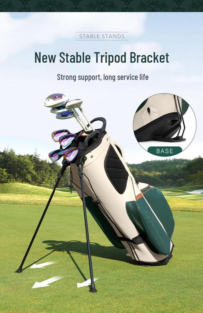 Women's PGM Golf Stand Bag, 7 Dividers, Dual Shoulder Straps, Waterproof Microfiber