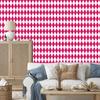 Harlequin Diamonds Wallpaper Purple and White for Living Room and Bedroom 50x1000