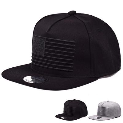Stars Stripes Haft Cool Flat Bill Czapka z daszkiem Męskie Snapbacki 3D Flag Hat Ourdoor Czapka Hip Hop