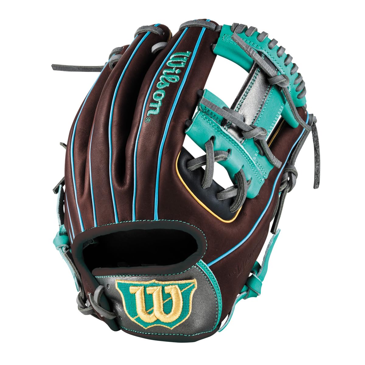 

Wilson Baseball General The Wannabe Hero Model Navy x Dark WBW104381 Glove, Use, DUAL, 86, Infield, Left-Handed Throw, Brown,