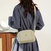 Solid Color Nylon Crossbody Bag Multi Pocket Casual Shoulder Bag for Women