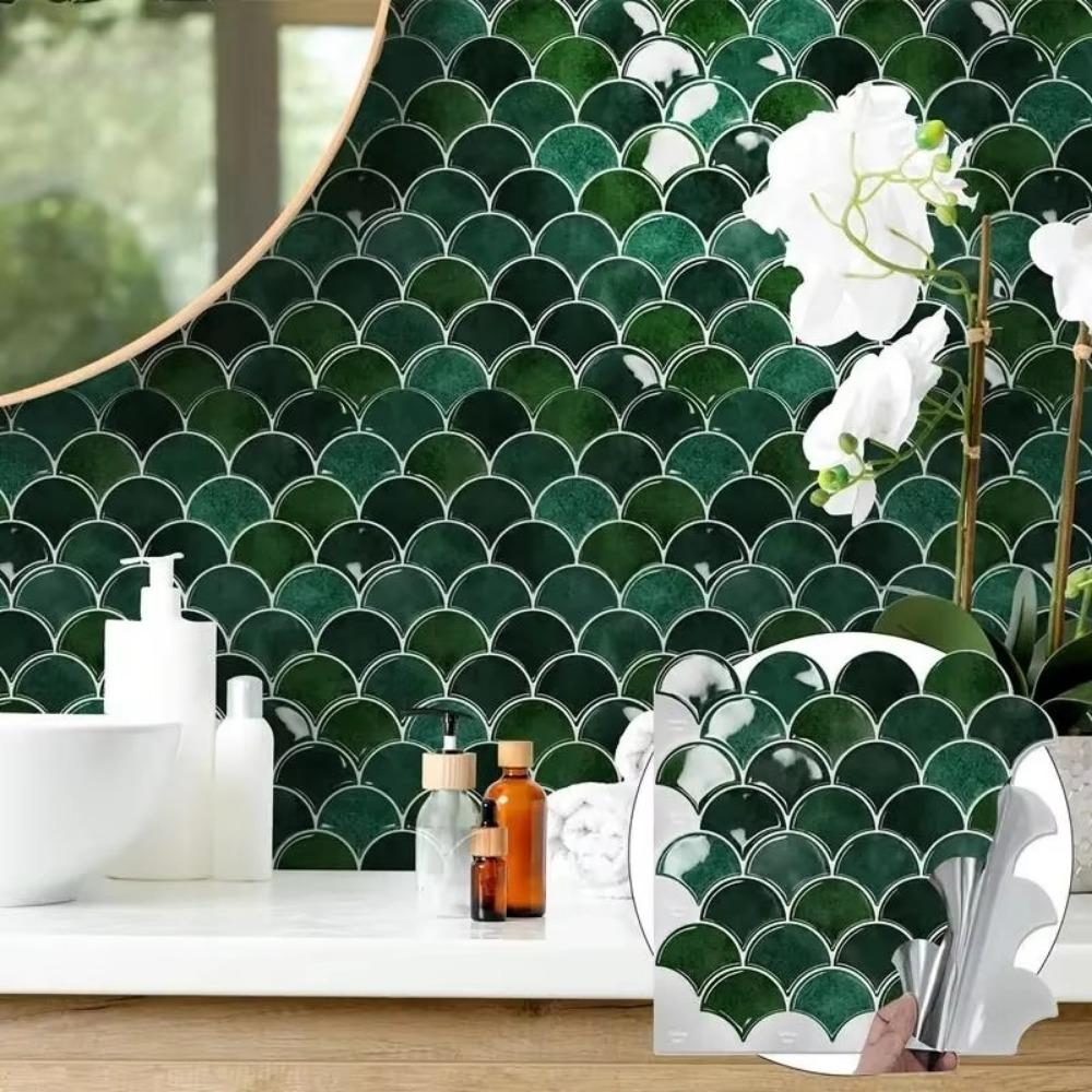 Self Adhesive Imitation Wall Tiles PVC Kitchen Backsplash New Wall Stickers  For Home Decor