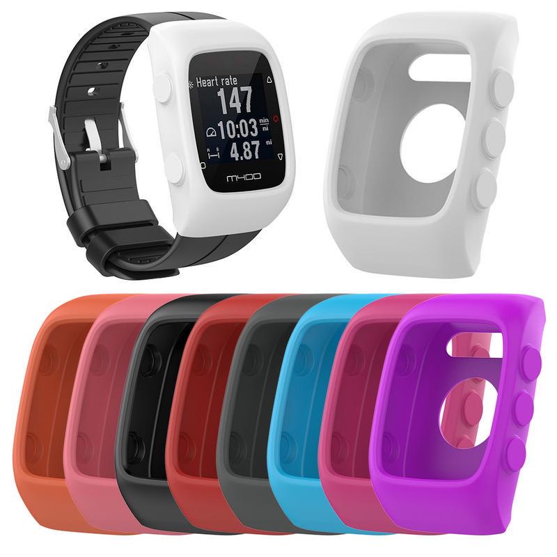 LOKEKE Cinturino In Silicone Per Orologi Polar M400 E M430 - Ricambio Morbido, Regolabile, Unisex - Colore Nero
