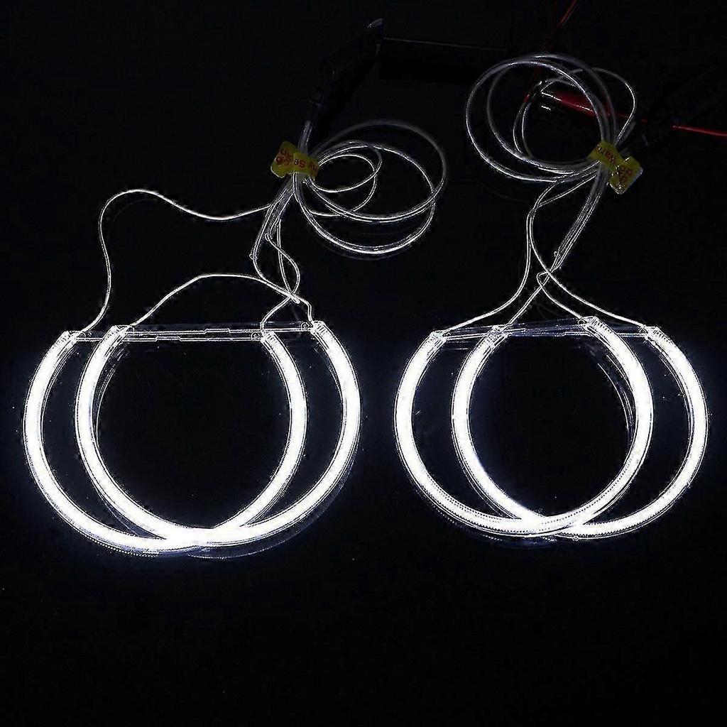 4x Ccfl Angel Eye Halo Led Ring Light White Non-Projector for E46 3 Series