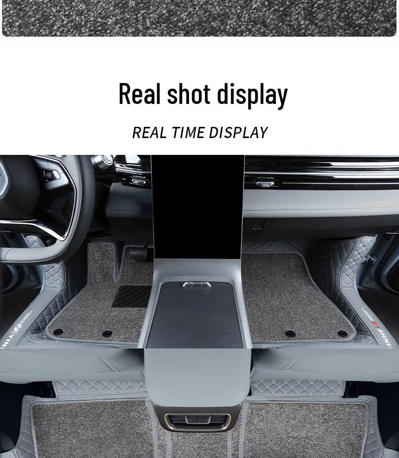 Compatible Galaxy L6 Double Layer Floor Mats & Bumper for 23-25 Models - Car Interior Accessories