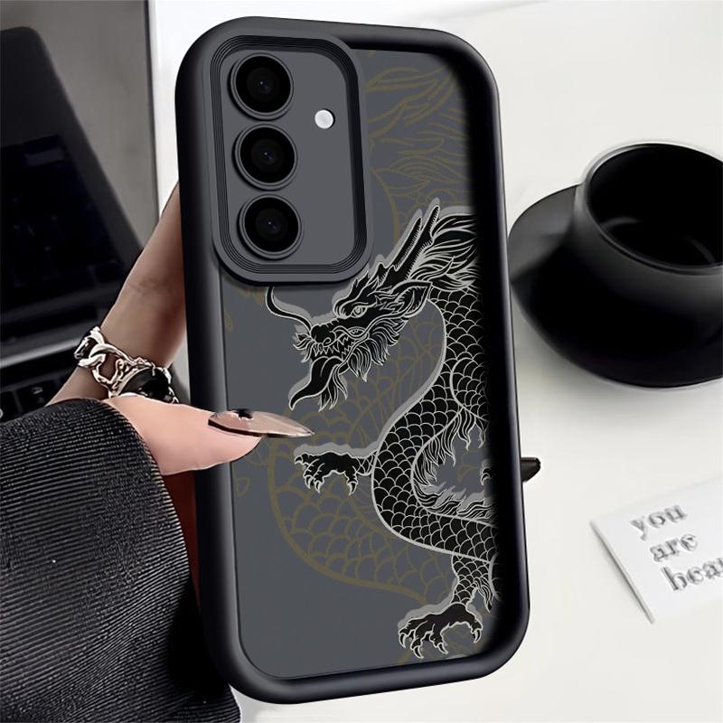 Gorgeous Dragon Cool Phone Case For Samsung Galaxy Case S24 S23 S22 S21 Ultra Plus Fe A55 A54 A53 A52 A35 A25 A15 5G Y2k Cover