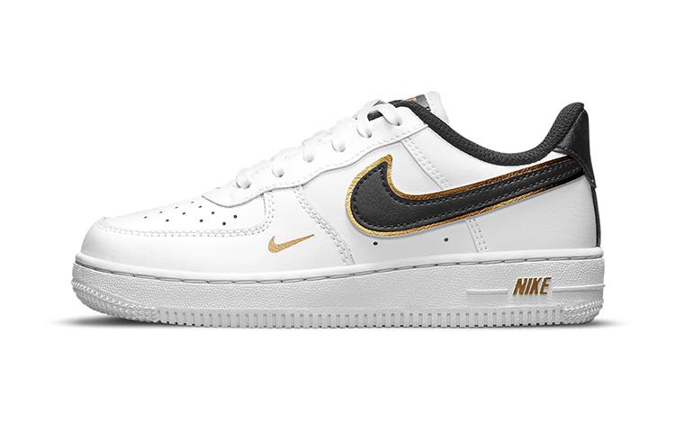 Nike Kids Air Force 1 Low-top Leather Sneakers DM3386-100 27.5