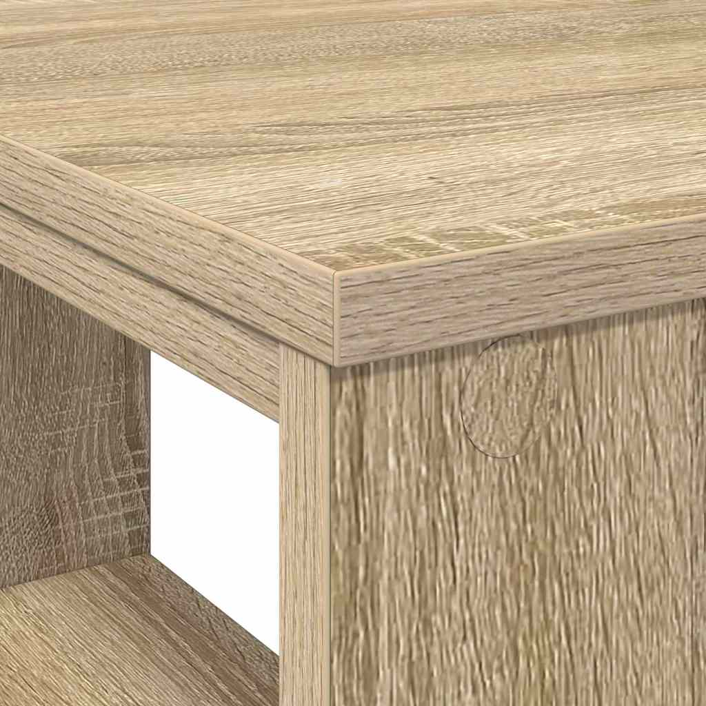 Desk in Sonoma Oak 90 x 50 x 75 cm engineered wood