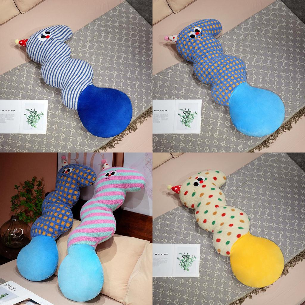 Cartoon Wave Pillow With Plush Cover For Girls Side Sleep Comfort