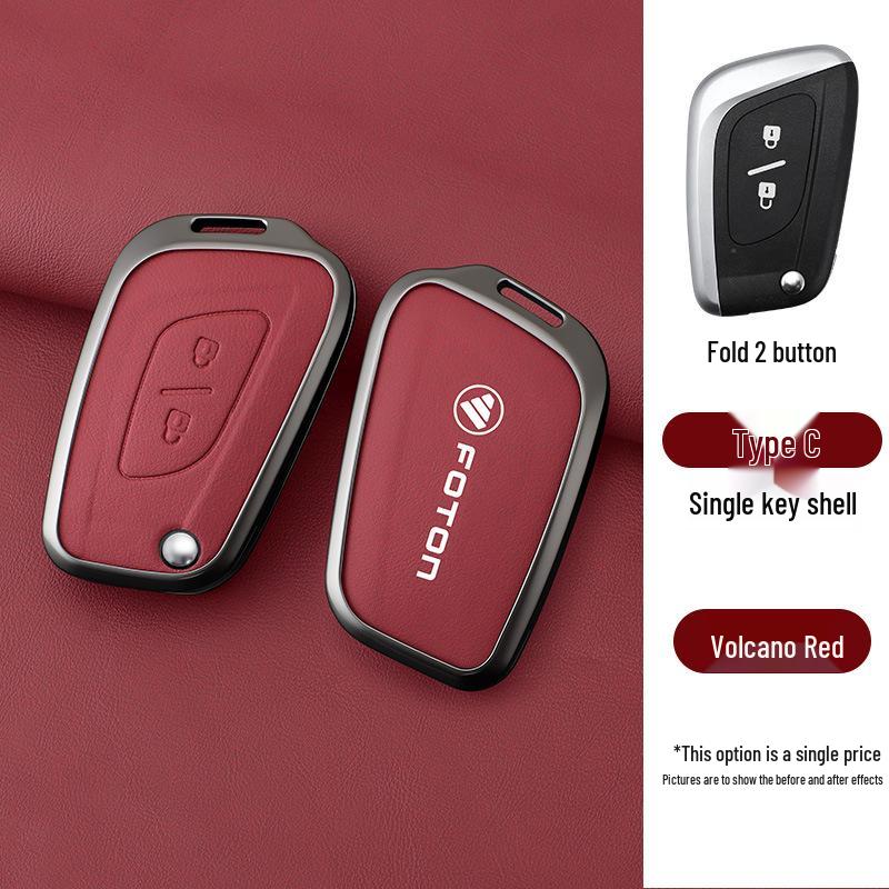 Compatible Foton Model C Leather Key Holder