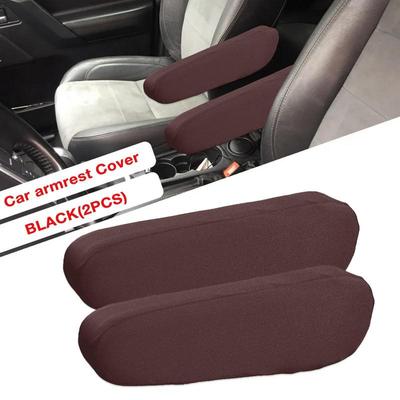 Car Armrest Covers Elastic Car Center Console Armrest Cover Auto Arm Rest Protection For Cars Vehicle Front Seats