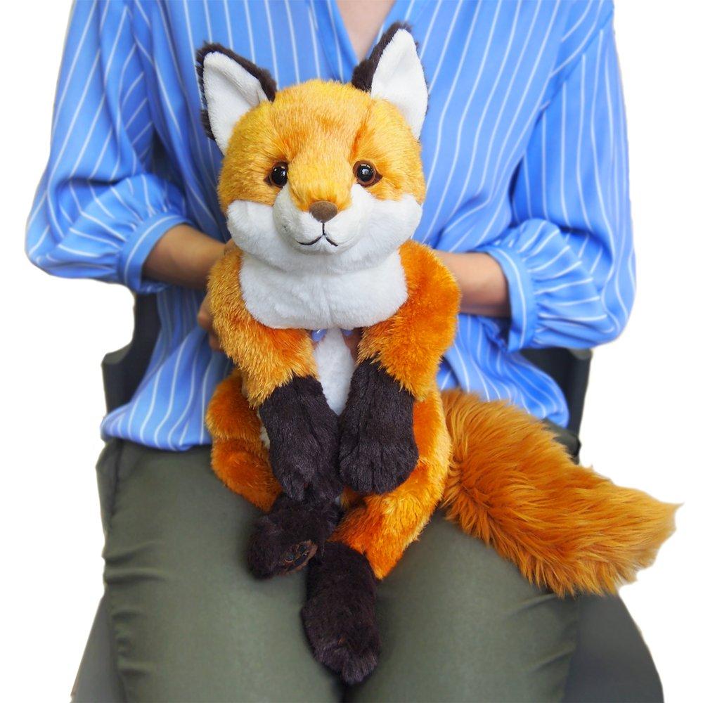 Sun Lemon Knee Fox Plush Toy, Medium, 21.7 X 14.9 X 41.1 Cm, Animal, P-3802