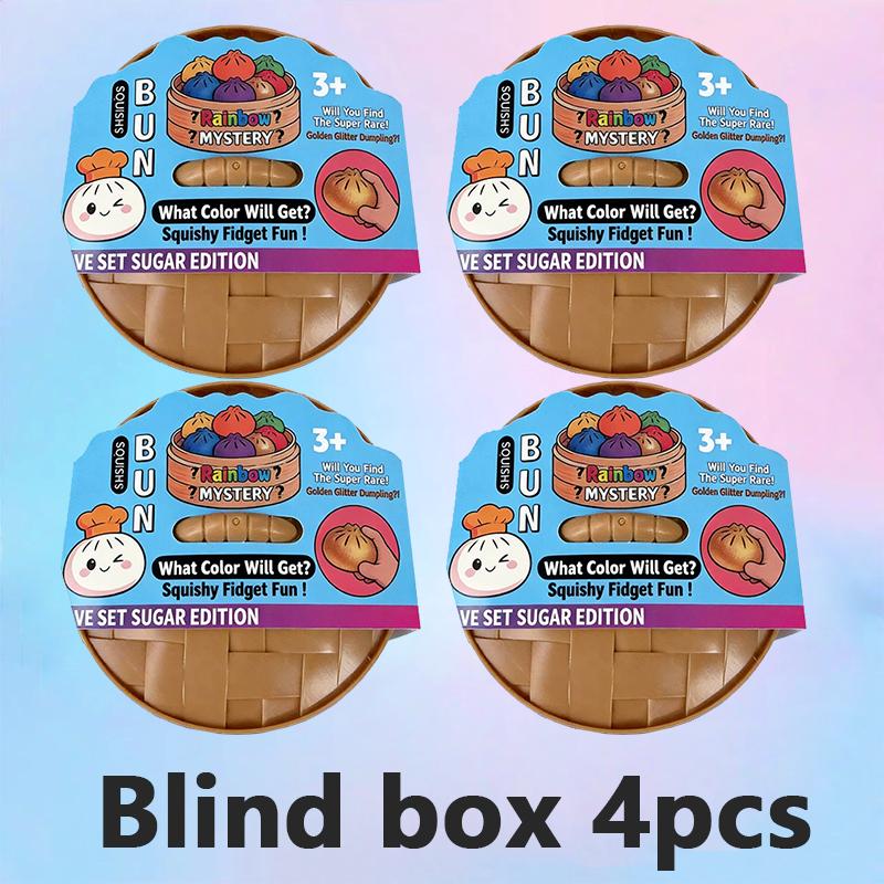 Premium Pu Squishies Dumpling Bun Toy