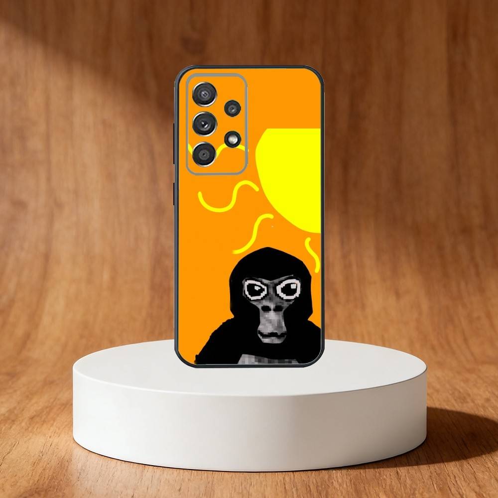 

M-Monkey G-Gorilla TagS Game Phone Case For Samsung S25,S24,S21,S22,S23,S30,Ultra,S20,Plus,Fe,Note,10,9,5G Black Cover Samsung S21Ultra