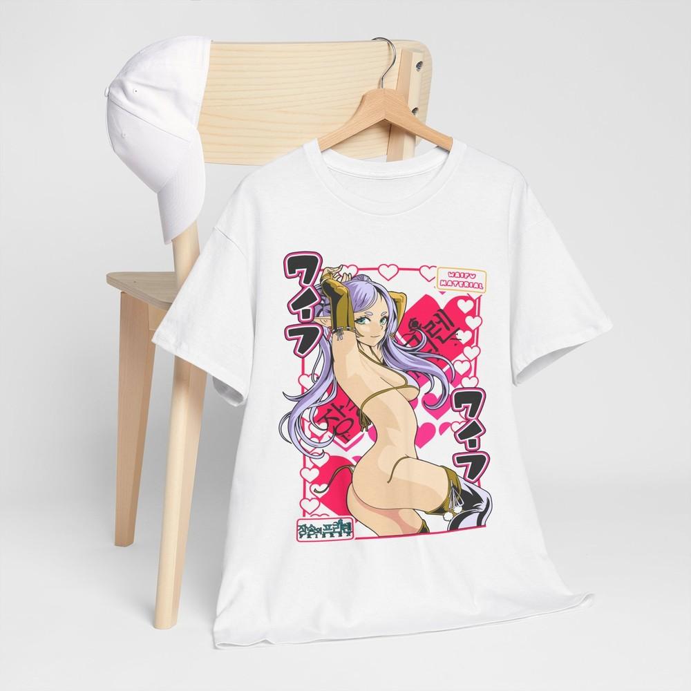 UNISEX Waifu Material Anime TShirt Anime Shirt Graphic Anime Tee Unisexga Shirt