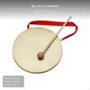 2Piece solid Copper Gong & Cymbal Set, Percussion Instrument for Performance 10.5cm