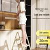 Telescopic A-Frame Folding Ladder - Indoor Multifunctional Ladder Stool with 3 or 4 Steps for Housewarming or Climbing Needs.