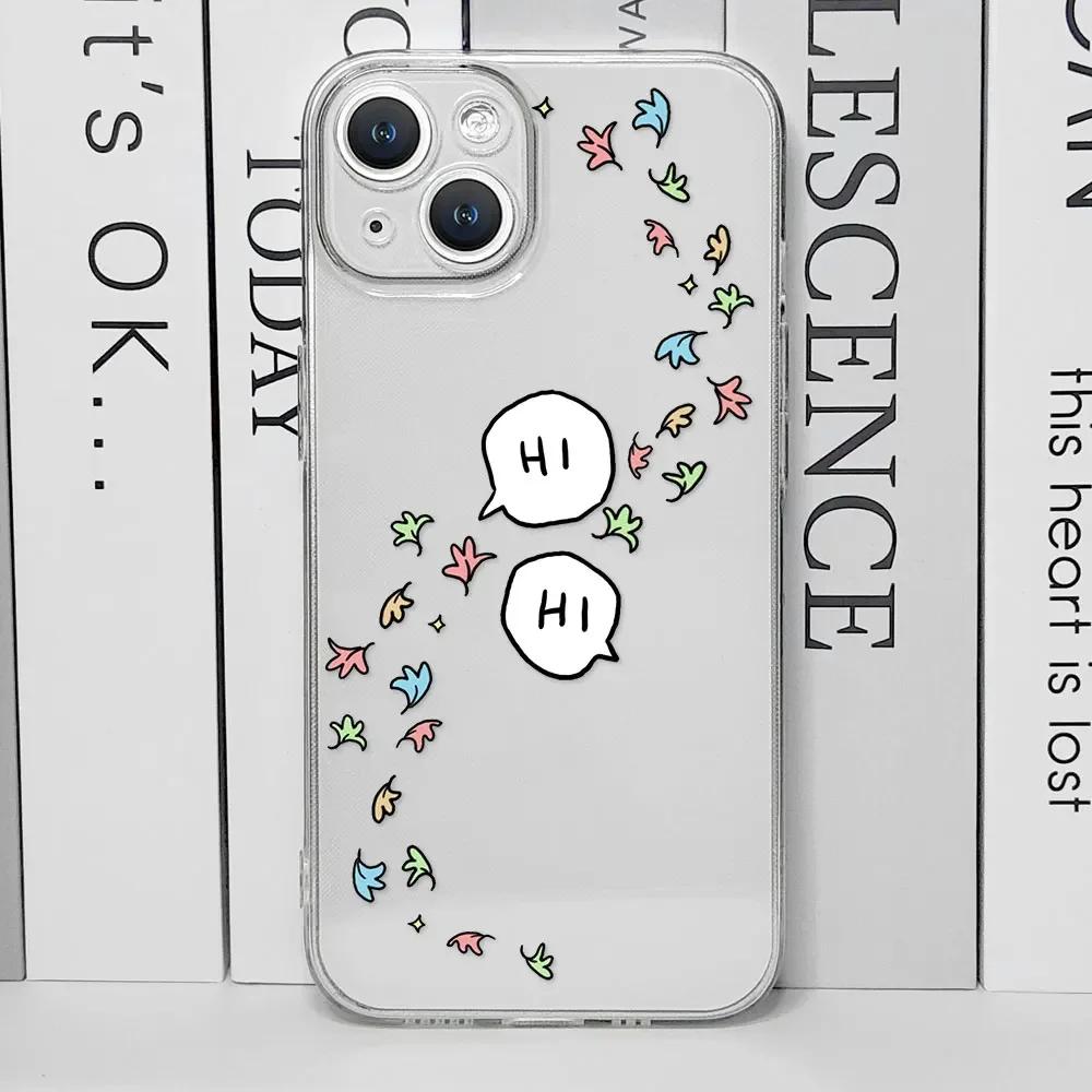 Heartstopper Handyhülle für IPhone 16 15 14 11 12 13 Pro Max XS SE2 7 8 15Plus Charlie Nick Transparentes Silikon Weiche Rückseite