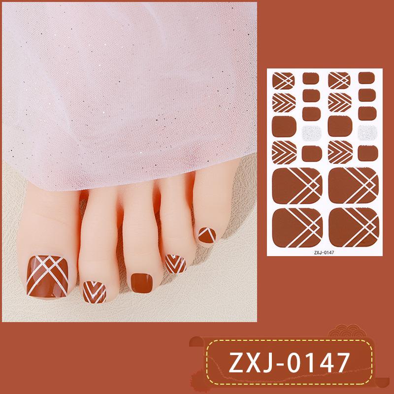 Toe Manicure Stickers Summer Daisy Toe Nail Stickers Flower Nail Art Stickers