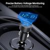 Starlink Mini Car Adapter 12V-24V with PD 45W+USB 18W, 10FT Cable | Starlink Mini Car Charger Cigarette Lighter Adapter with Digital Display, Durable