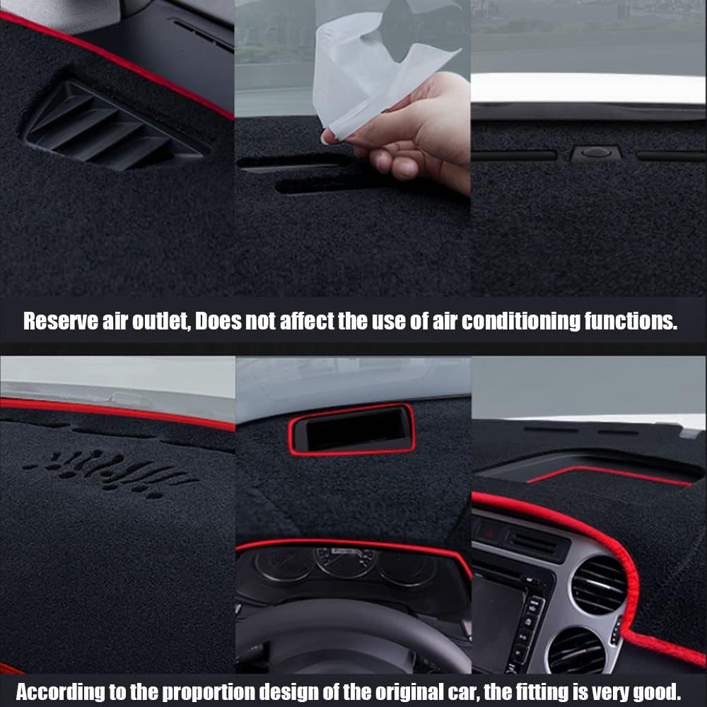 Rifoda Dash Board Cover Fit for 2007-2013 Chevy Silverado Pickup and GMC Sierra Pickup,2017-2014 Chevy Tahoes Suburban,GMC Yukon Dashboard Cover Mat