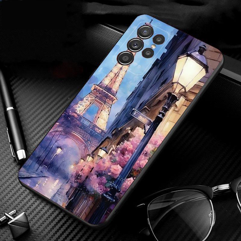 Eiffel Tower Phone Case For Samsung Galaxy S25 S24 S23 S22 S21 Ultra S24 S23 S22 S21 S25 Plus S24 S25 FE