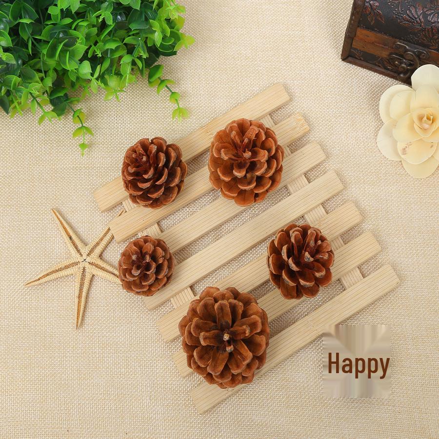 1-15CM Pine Cone Christmas Ornament: Creative DIY Handmade Decoration & Photography Prop