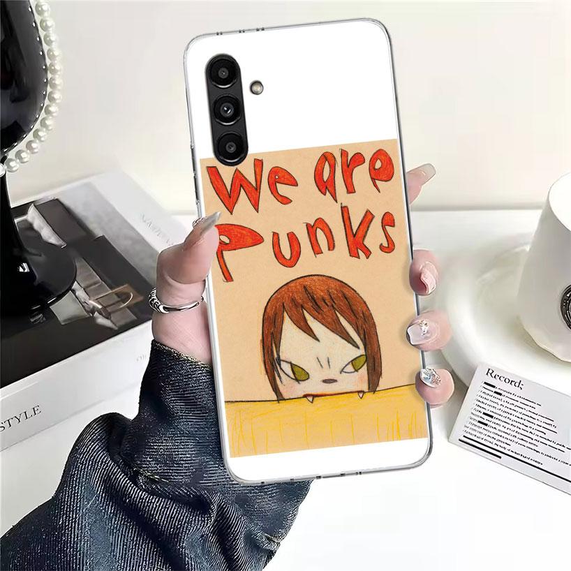 Y-Yoshitomo Nara Phone Case For Samsung Galaxy A13 A14 A15 A16 A17 A53 A54 A55 A56 A57 A33 A34 A35 A36 A37 A23 A24 A25 A26 Galax