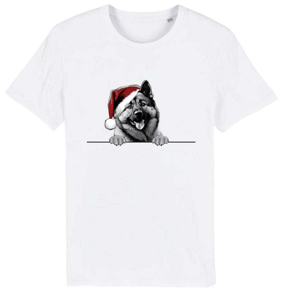 

NORWEGIAN ELKHOUND Christmas Dog T-Shirt Mens Womens Kids Dogs Gift Present Tee L