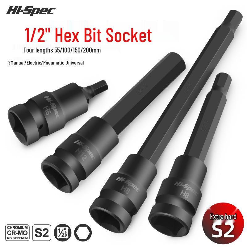 Hexagonal S2 Electric Impact Wrench Screwdriver Bit