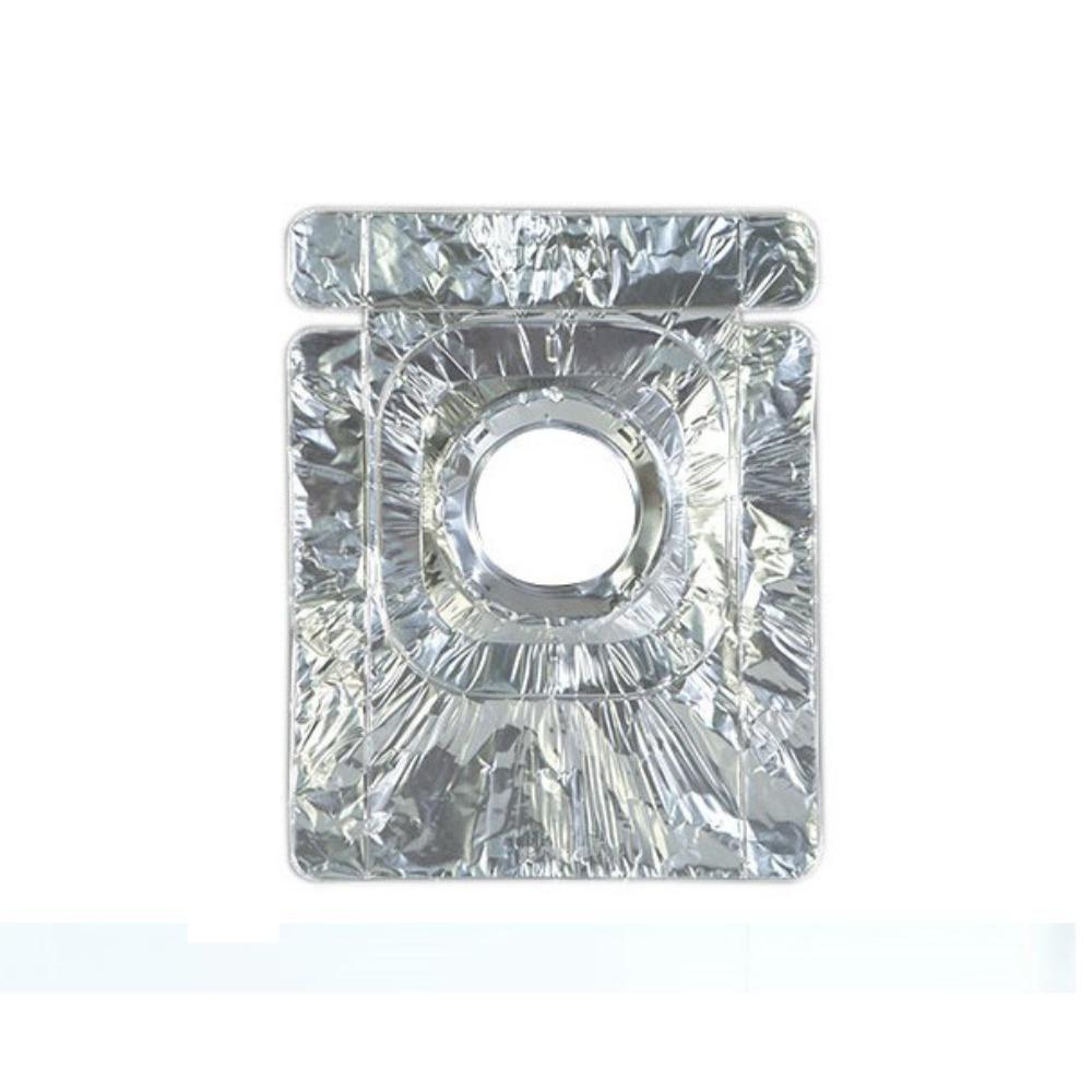 10Pcs/Bag Heat Resistant Stove Burner Covers Professional Aluminum Foil Liners  Daily Cooking