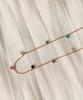 Alleun Silver 925 Chain Gemstone Choker Rainbow Pearl Silver Necklace