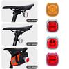 ENLEE Bicycle Expression Sensor Tail Light Road Bike Night Riding Creative Warning Light