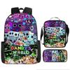 Dandy'S World Student School Bag Dandy'S World Cartoon Cute Backpack Three-Piece Set Satchel Bag Pencil Case