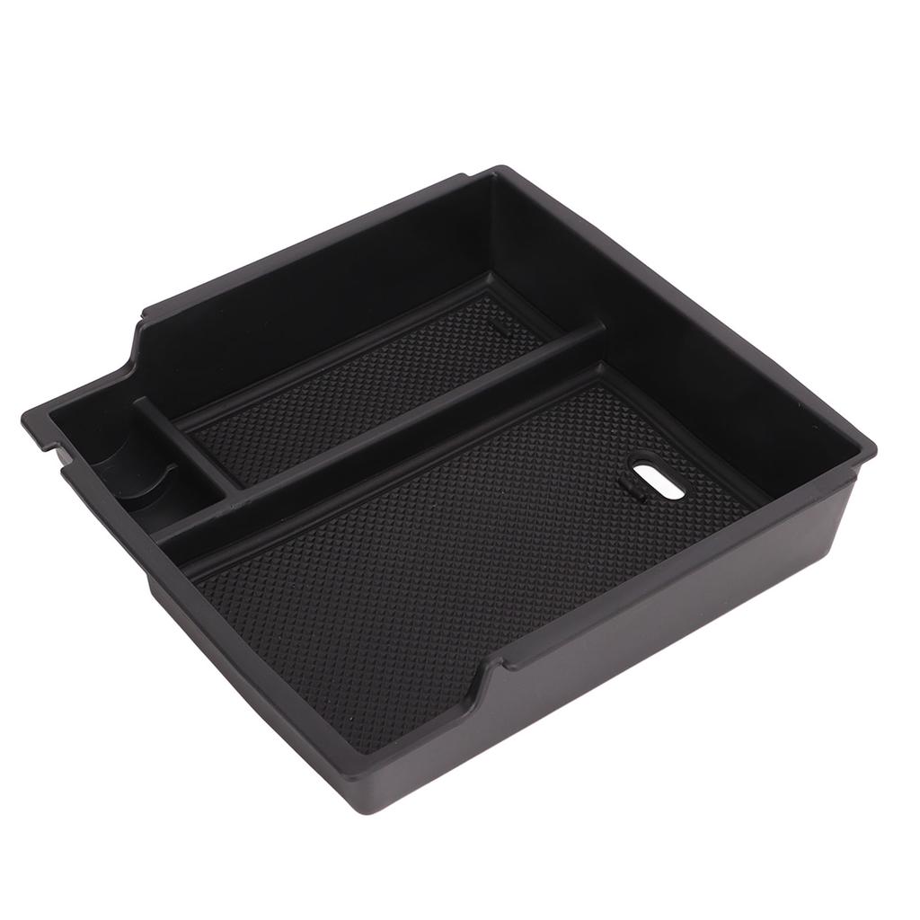 Center Console Organizer Tray Black Central Armrest Storage Box Replacement for Ford Bronco 2021 2022