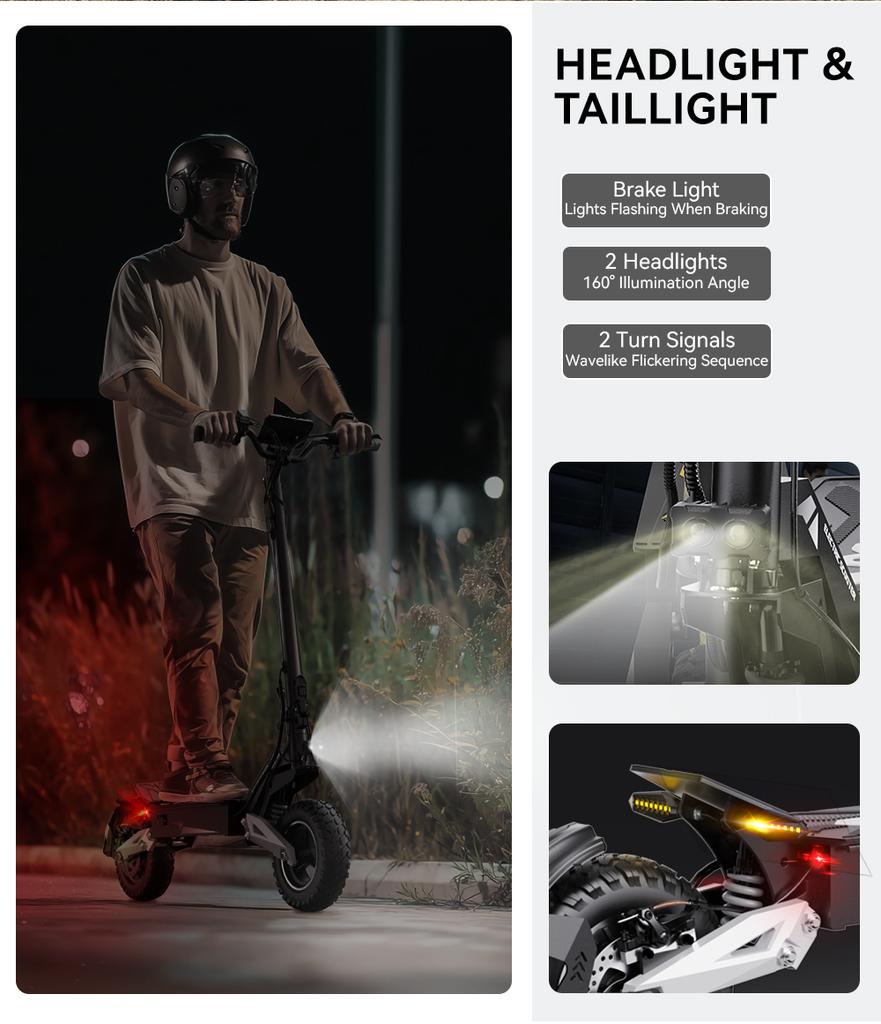 2025 NEW T10 Hot Selling Peak 900W 48V13AH Electric Scooter 11 Inch Off-Road Tire Max Speed 50KM/H Range 45KM Foldable E-Scooter