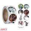 50-500pcs Kids Reward sticker  puppy dog Pattern encouragement stickers for Teachers Cute Animals Stickers Stationery Stickers