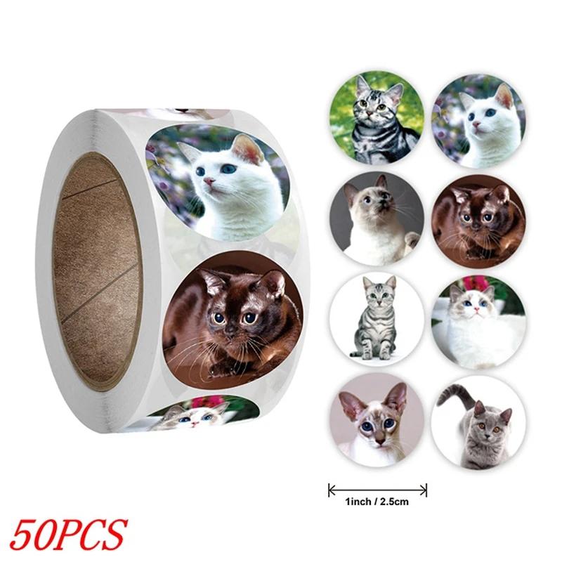 50-500pcs Kids Reward sticker  puppy dog Pattern encouragement stickers for Teachers Cute Animals Stickers Stationery Stickers