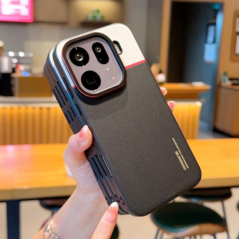 Doppeltes Pigmentleder Linsen Erhöhte Schutzlinse Handyhülle Für OPPO Find X9 Pro x9 X8 Ultra x8s + X7 Ultra X6 Schutzhülle