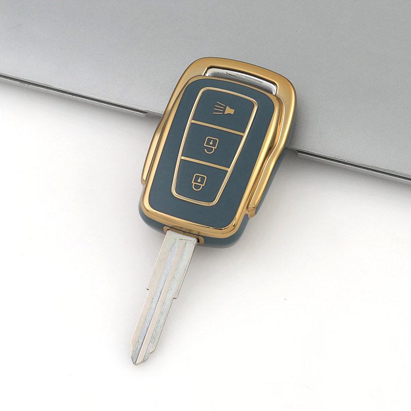 

Proton Key Cover: Gold Edge TPU Soft Case
