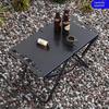 Portable Outdoor Folding Table & Multi-functional Camping Chair Set with Storage