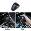 Carbon Fiber Gear Shift Knob Cover Trim Fit For Honda Accord 2013-2017