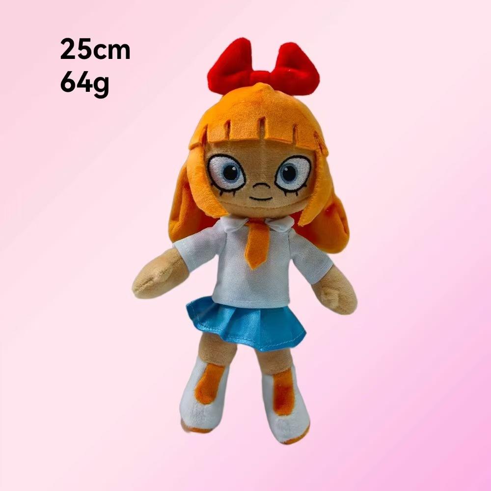 Ankunft Mein Niederländisches Plüschtier Blondes Mädchen Ongezellig Animations-Peripherie-Spielzeug Plüschtier Sammlerstück Halloween Weihnachten Kinderfan Geschenk 25CM