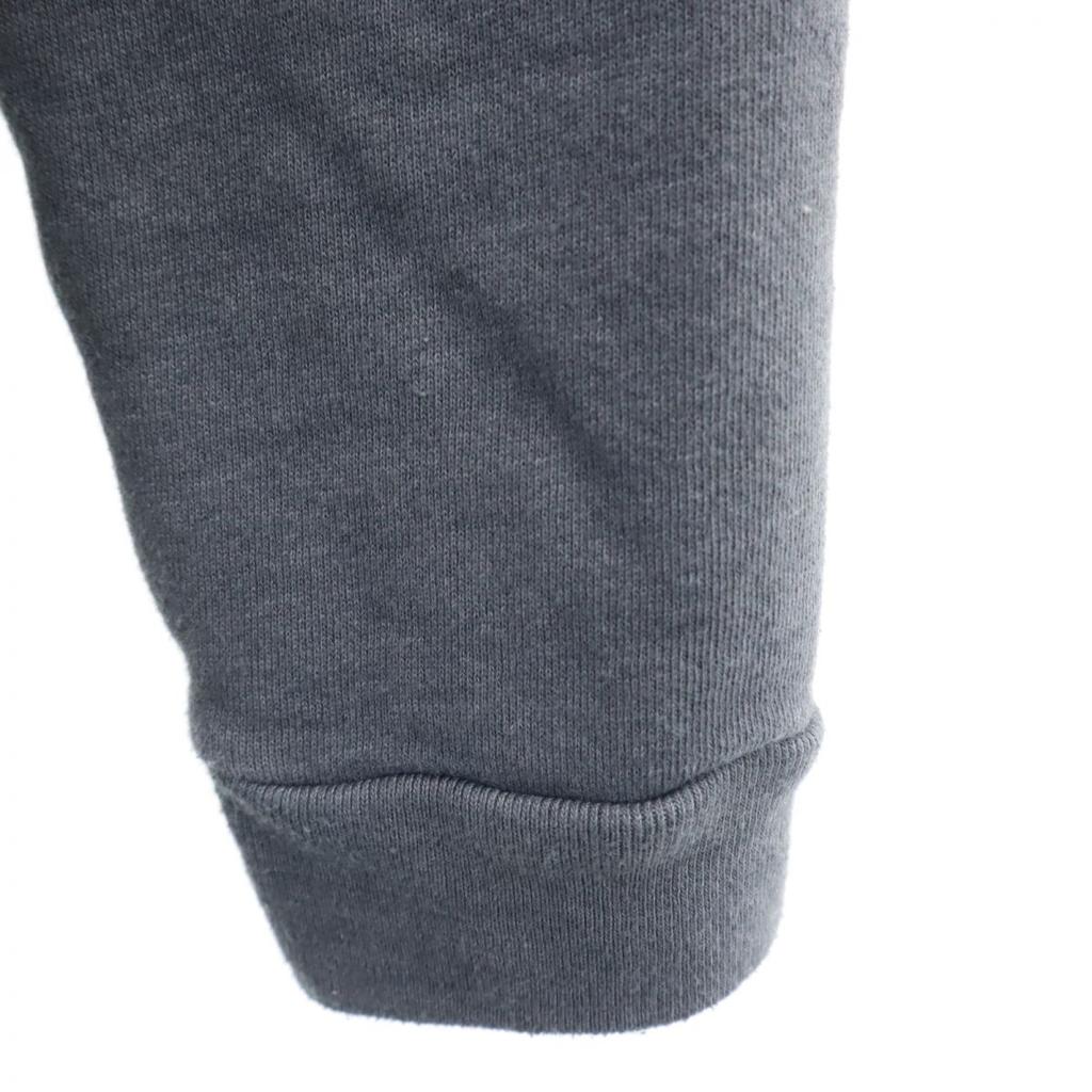 BIG BIGGER BIGGEST Made in USA Long sleeve Zip hoodie 3 Gray Back brushed Men's Used