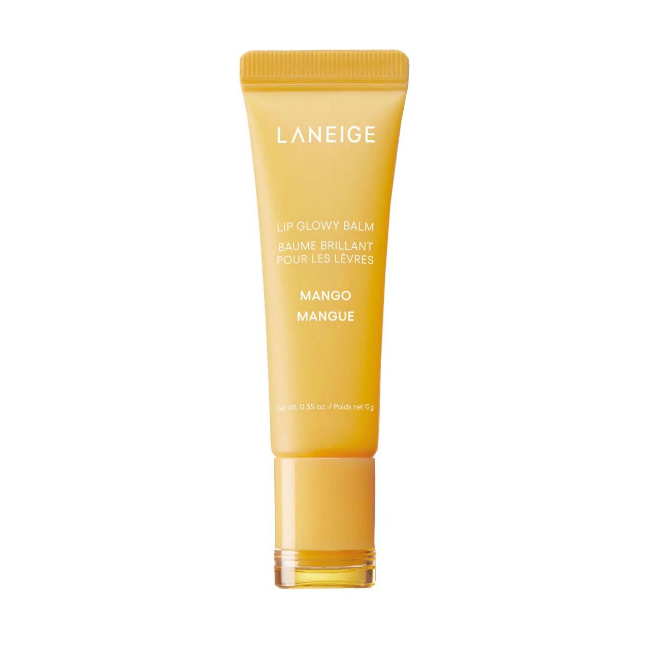 LANEIGE Lip Glowy Balm Mango 10g - Lip Glowy Balm, Tinted Lip Balm, Hydrating Lip Treatment